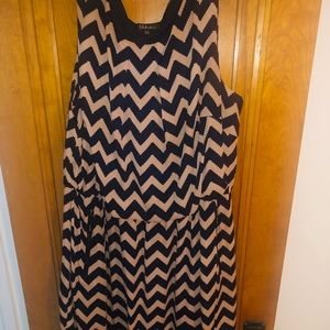 Chevron Striped Dress